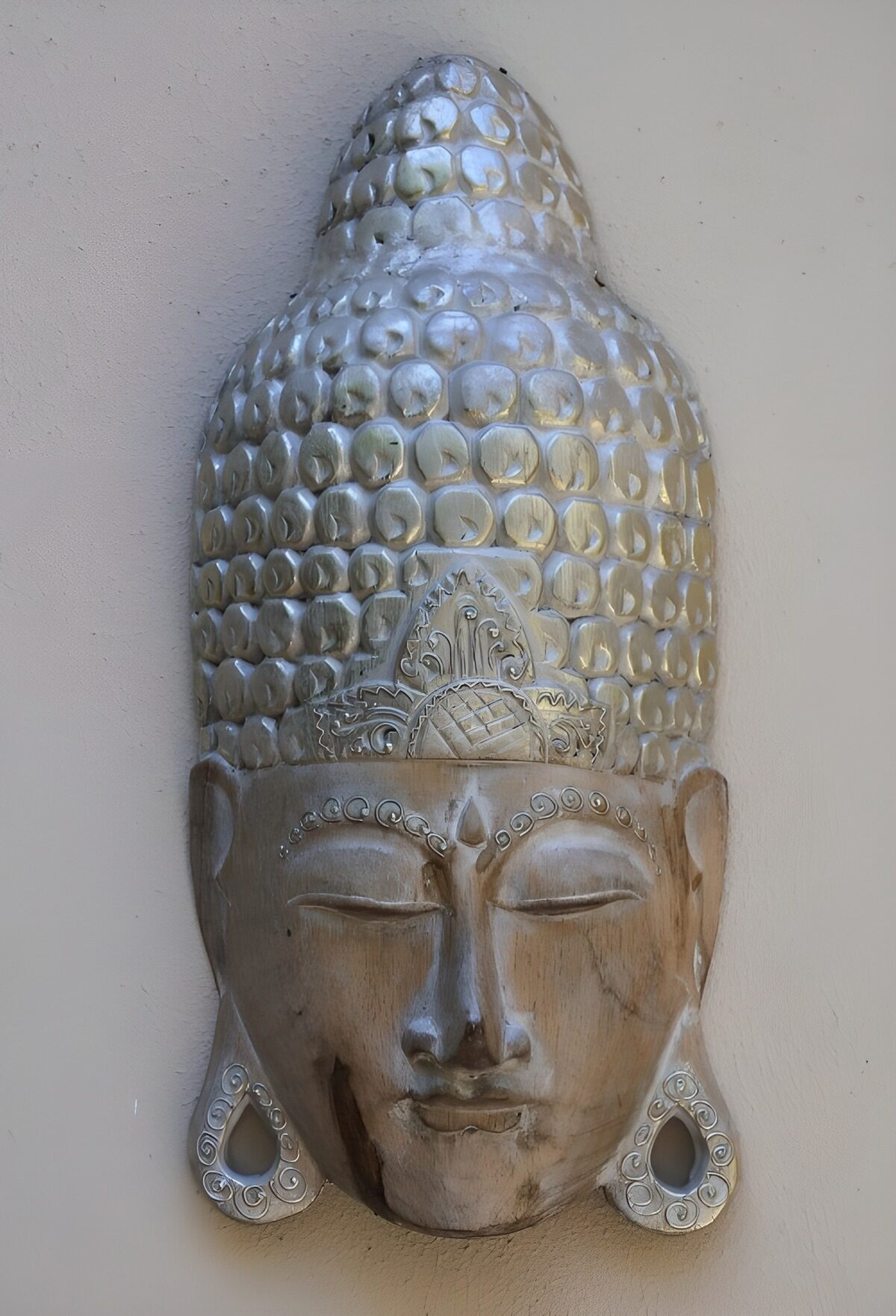 CW4182294: Houten Boeddha Wanddecoratie