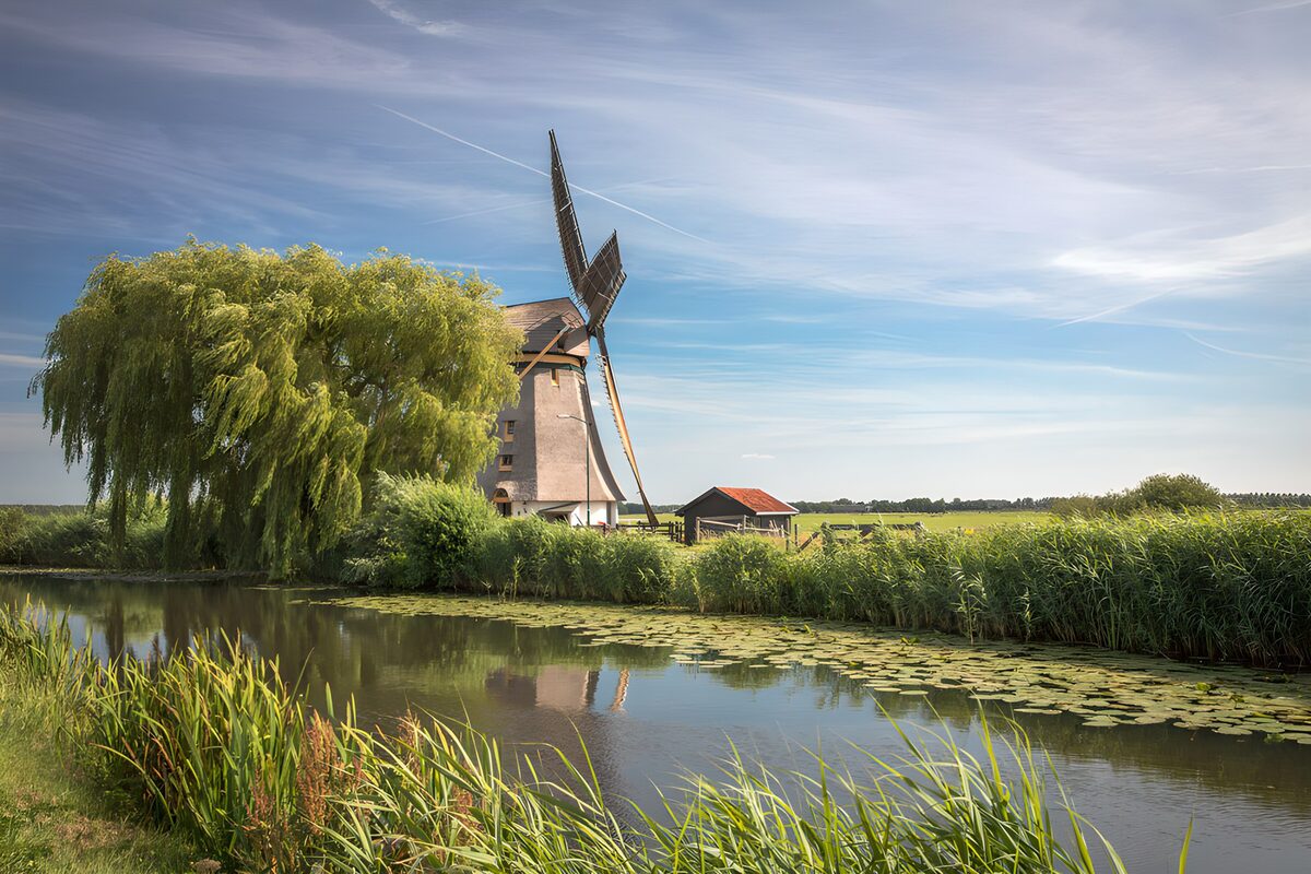 Molens in het Nederlandse landschap