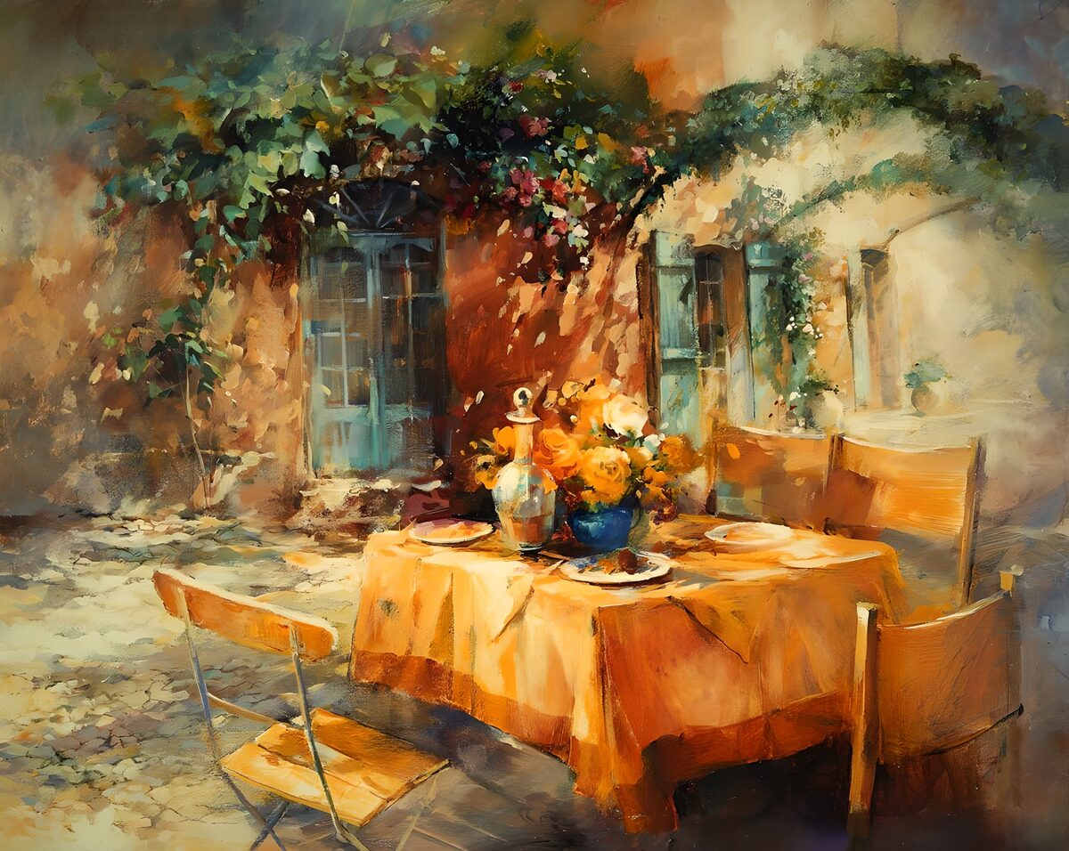 Gezellige Tafel in de Tuin