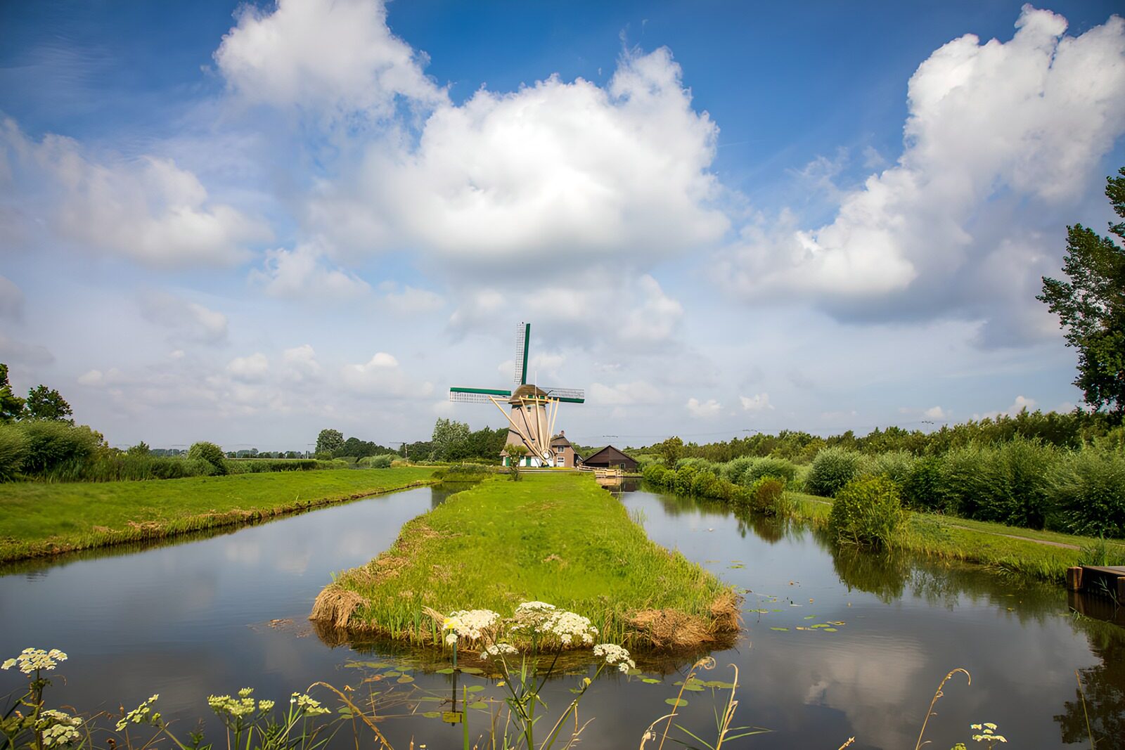 CW1068733: Prachtige molen omringd door natuur