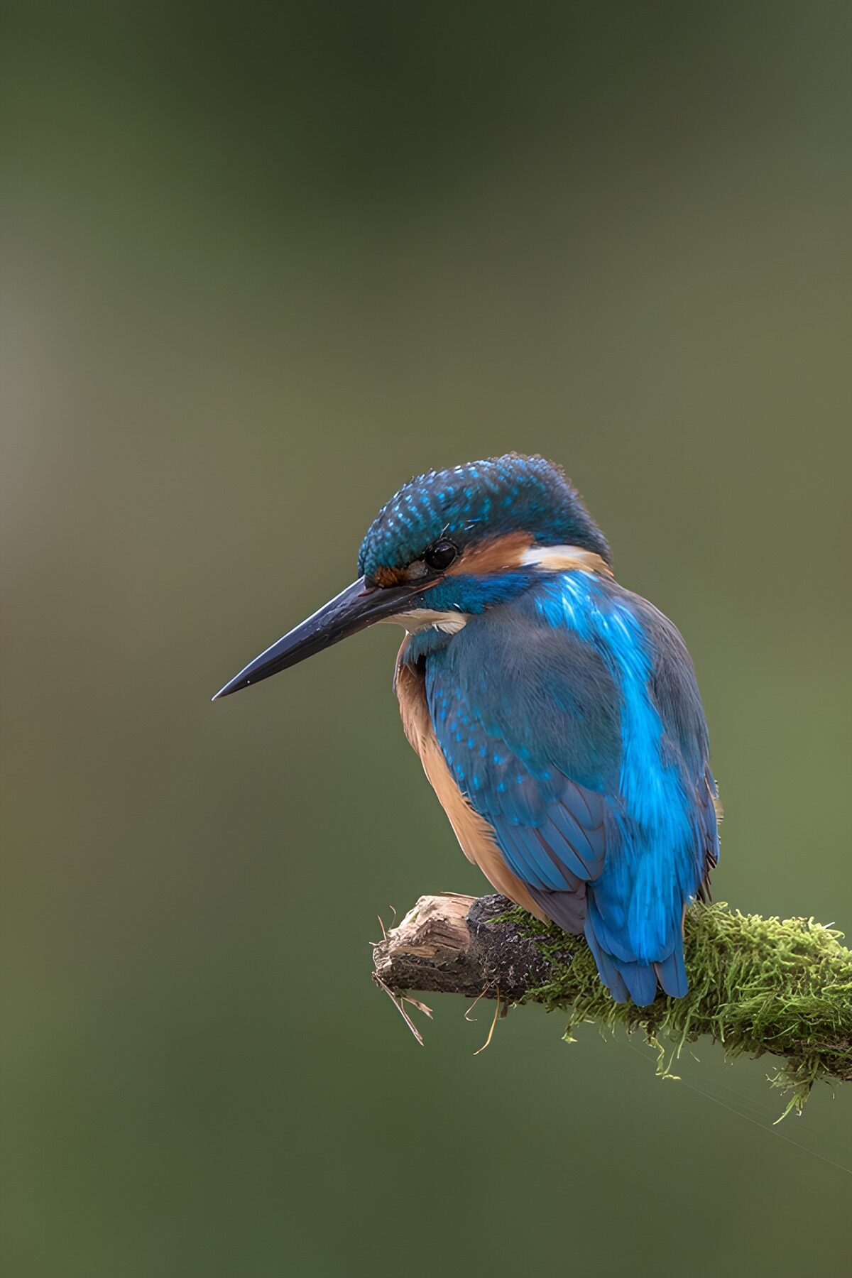 CW9211679: Prachtige ijsvogel op een tak