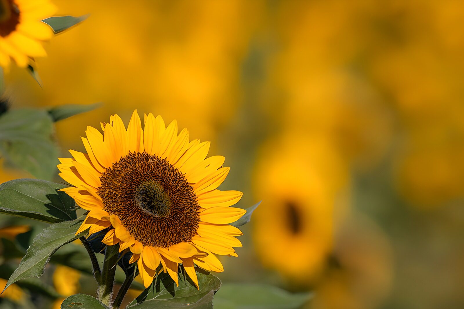 CW9730552: Stralende Zonnebloem in Volle Bloei
