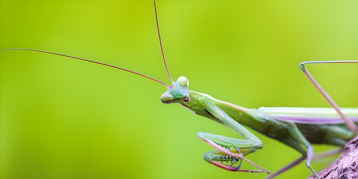 Schattige groene predatoren