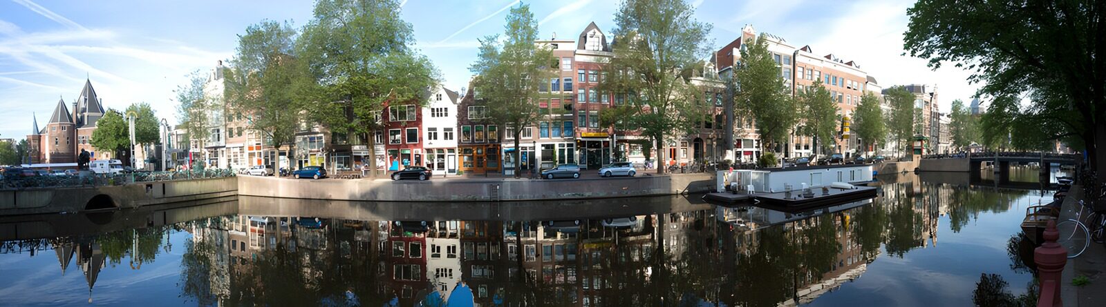 CW7275262: Prachtig uitzicht op een Amsterdams kanaal