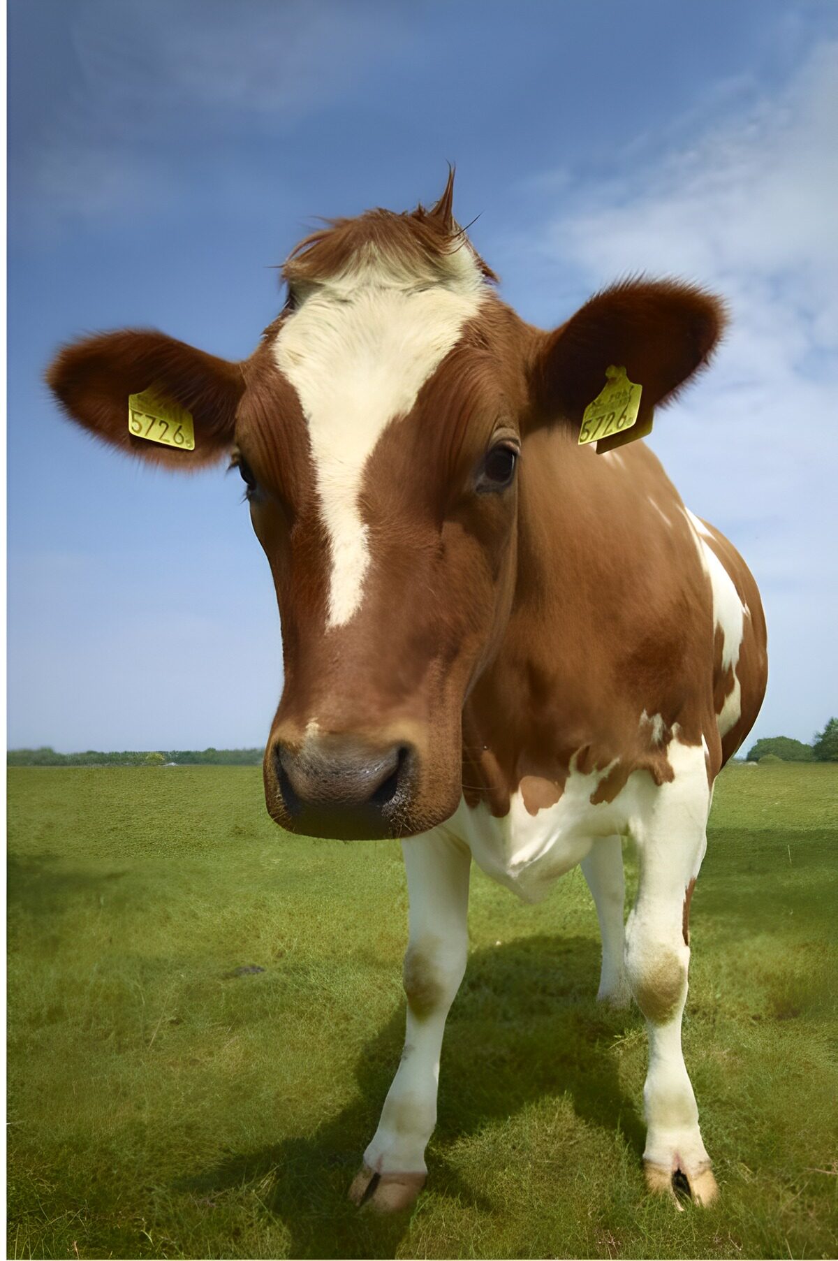 Schattige jongvee in de wei
