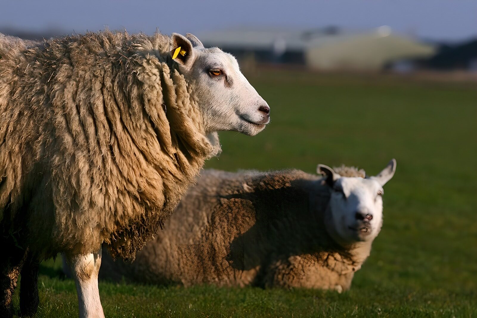 CW1488309: Schapen in een groene weide