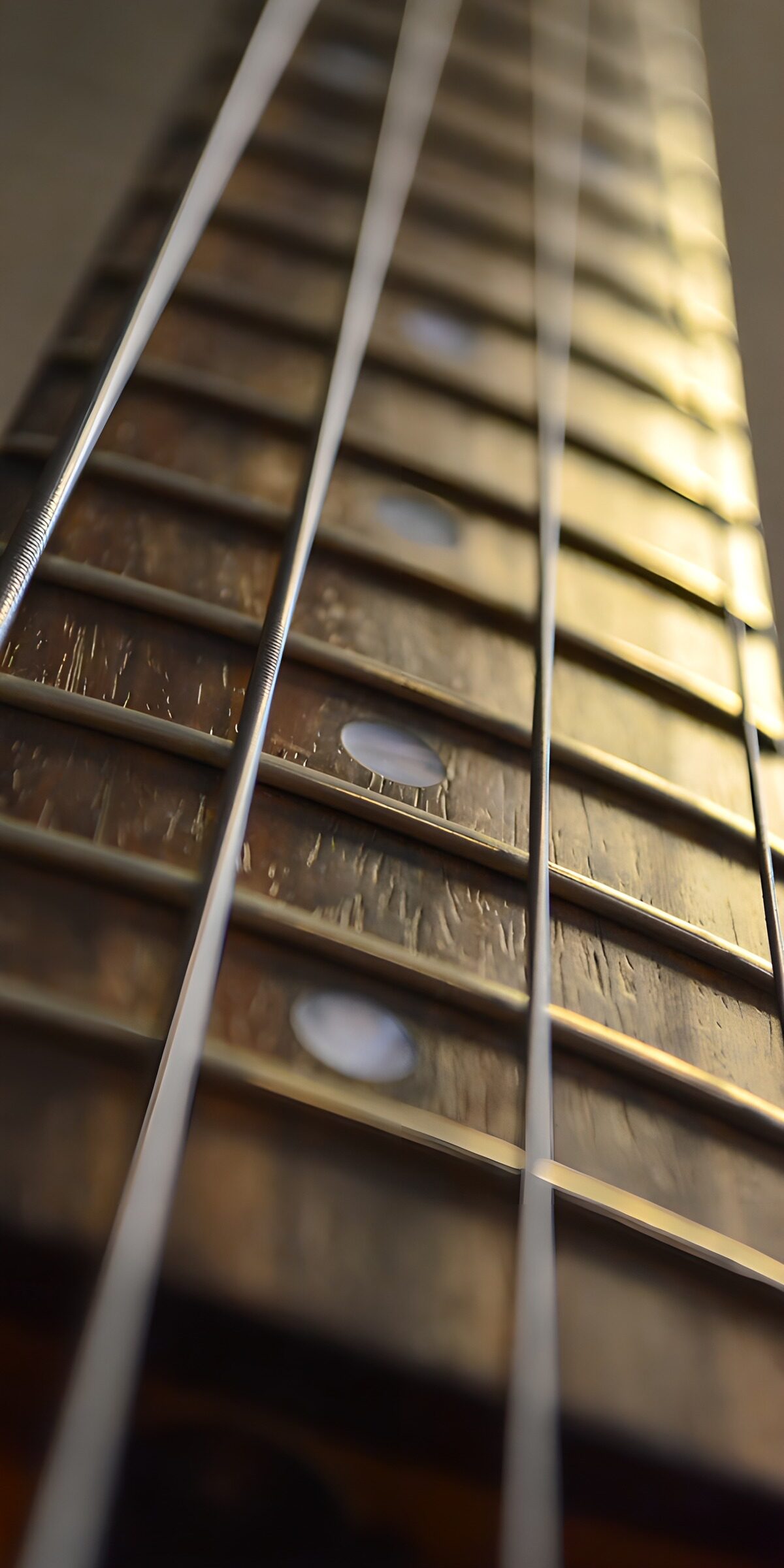 CW6488884: : Close-up van een gitaarhals