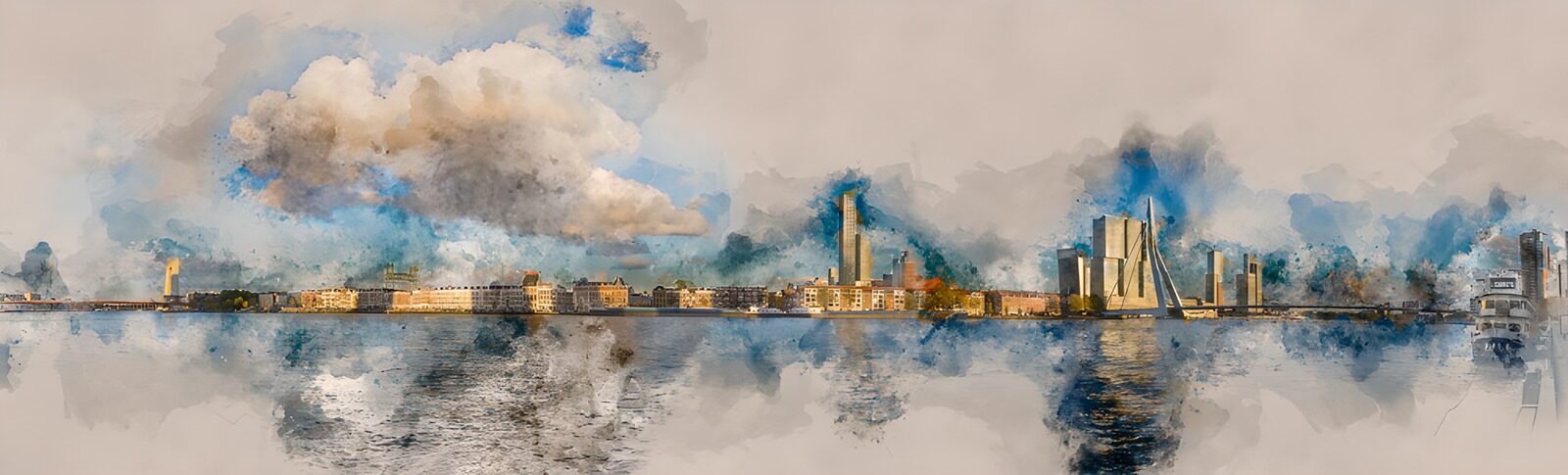 CW8088245: Panoramisch Uitzicht op de Stad