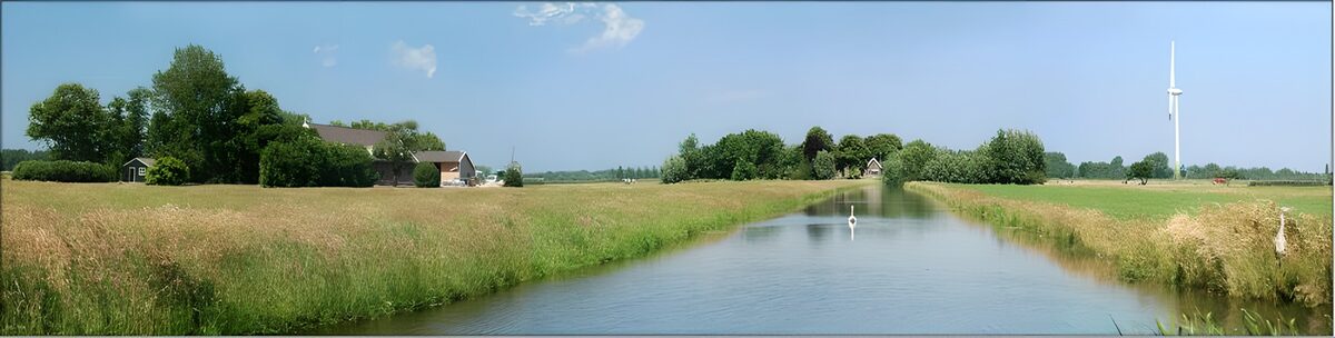 Rustig Plattelandslandschap met Water