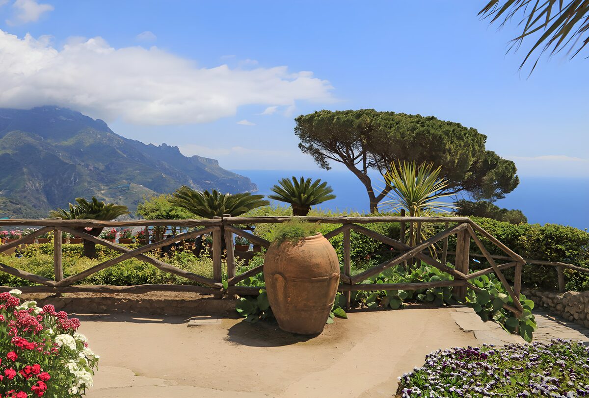 Uitzicht over de Amalfi-kust