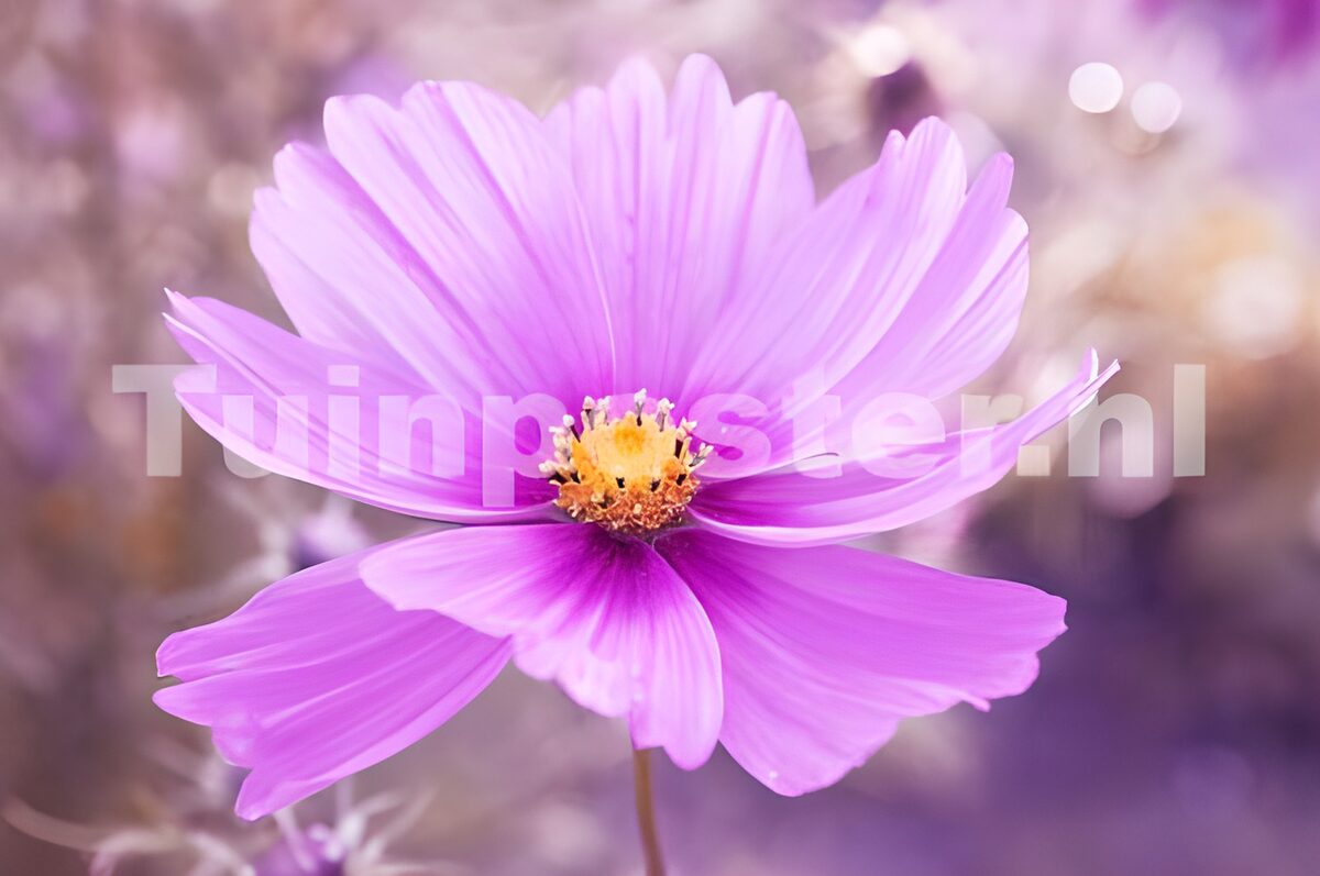 Prachtige paarse bloem in bloei