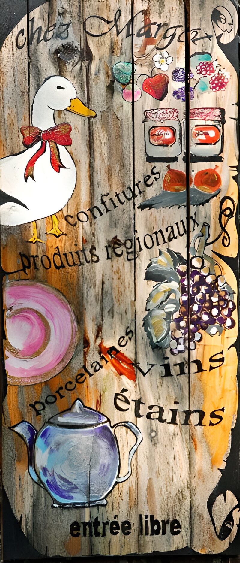 Decoratieve Schild van een Winkel