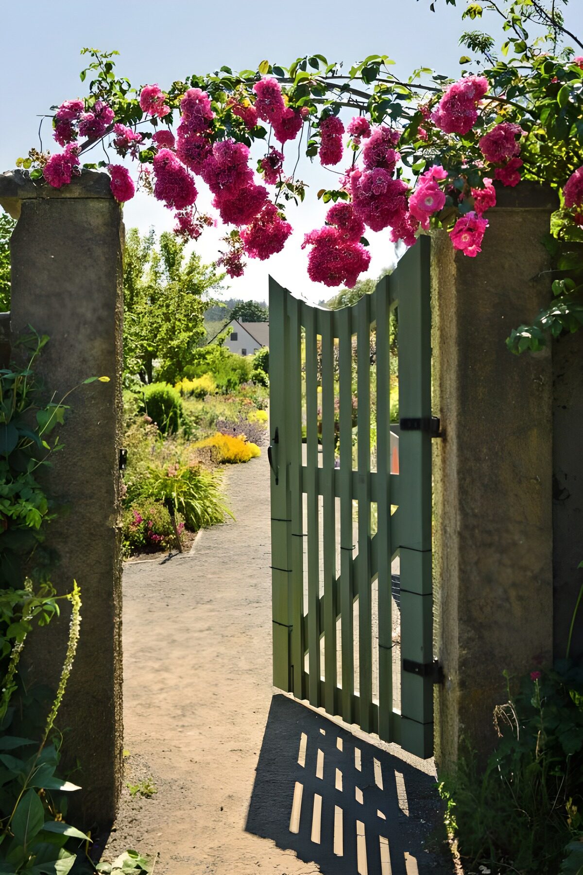 Poort naar een bloeiende tuin
