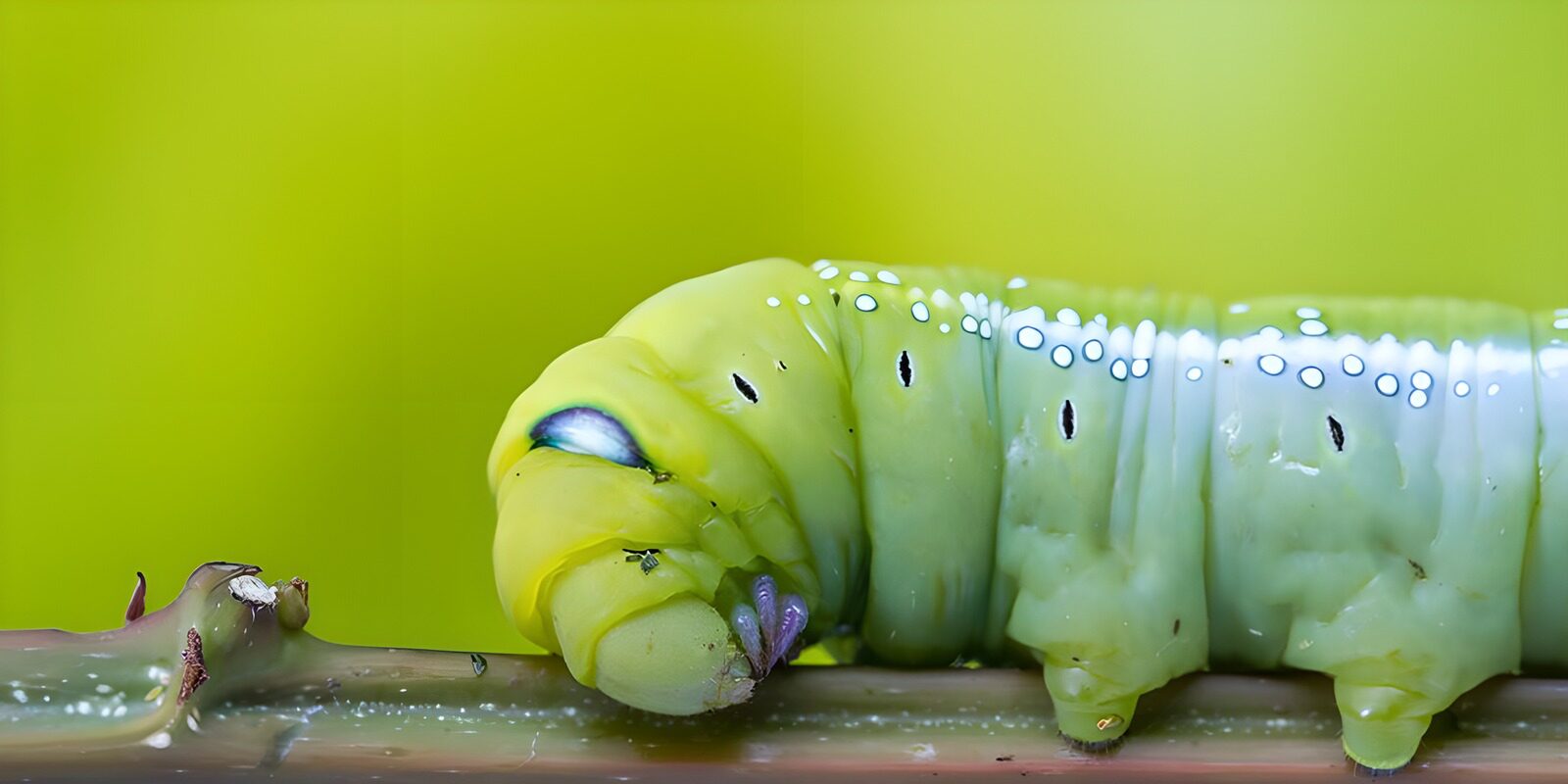 CW2795952: Groene rups op tak