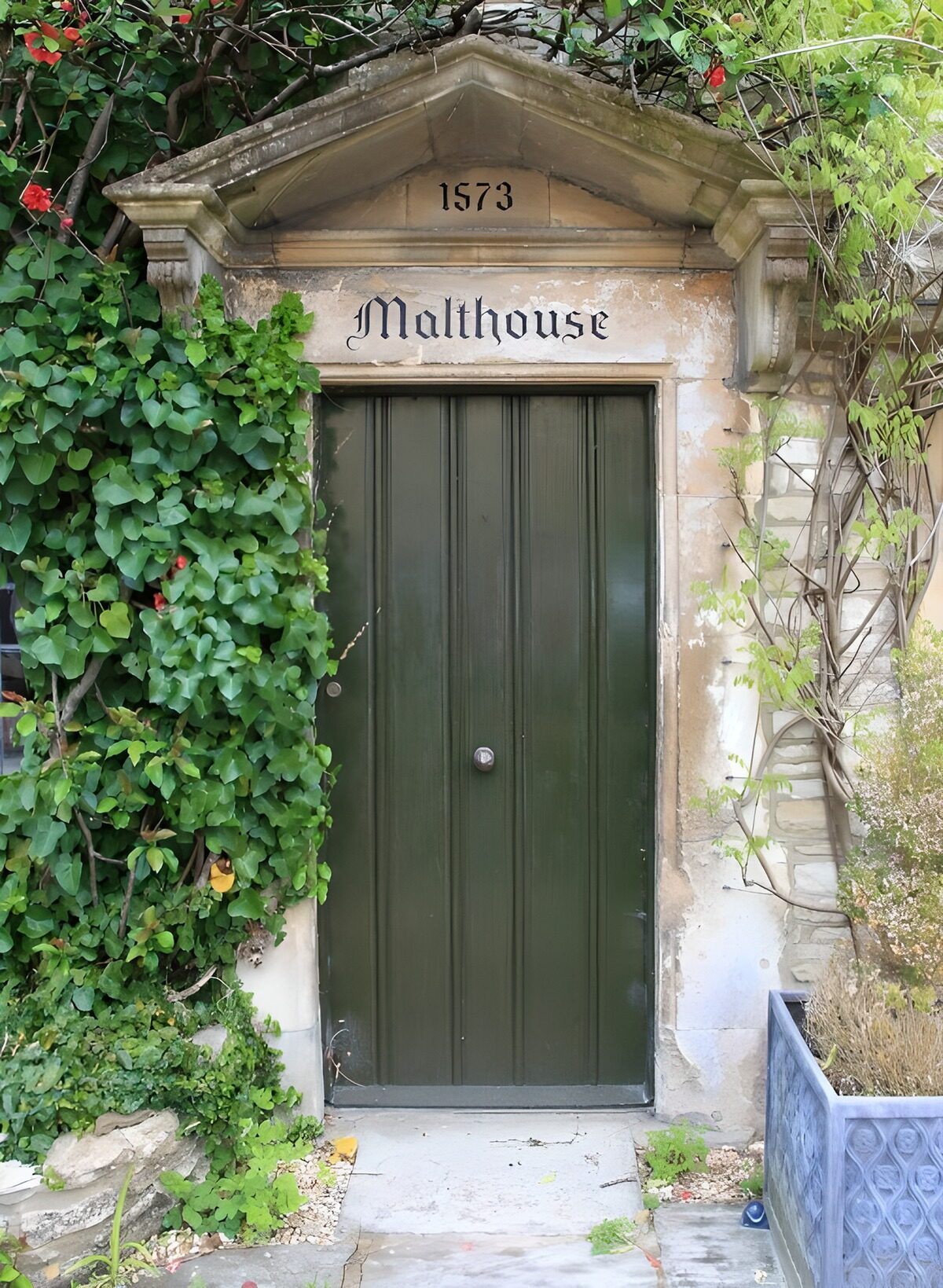Historische deur van Malthouse