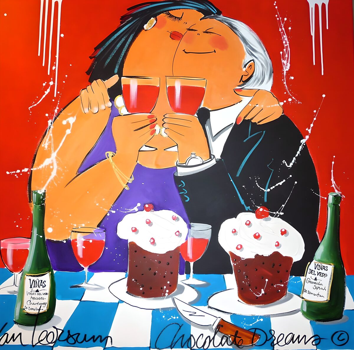 Geen zorgen, proost op de liefde!