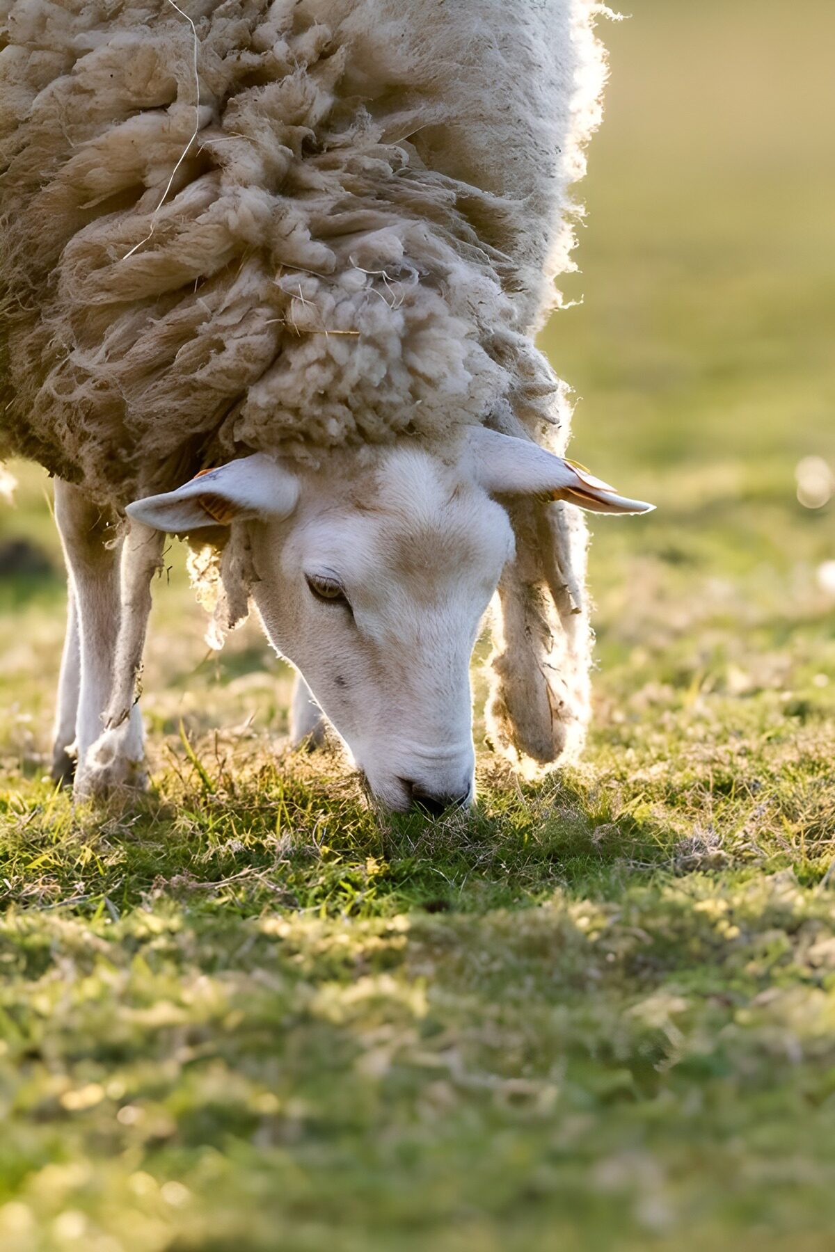 CW7140821: Schaap dat geniet van het gras