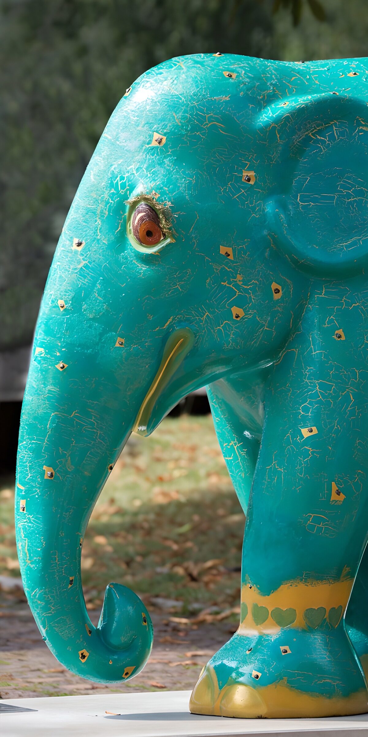 Kleurige Olifant in het Park