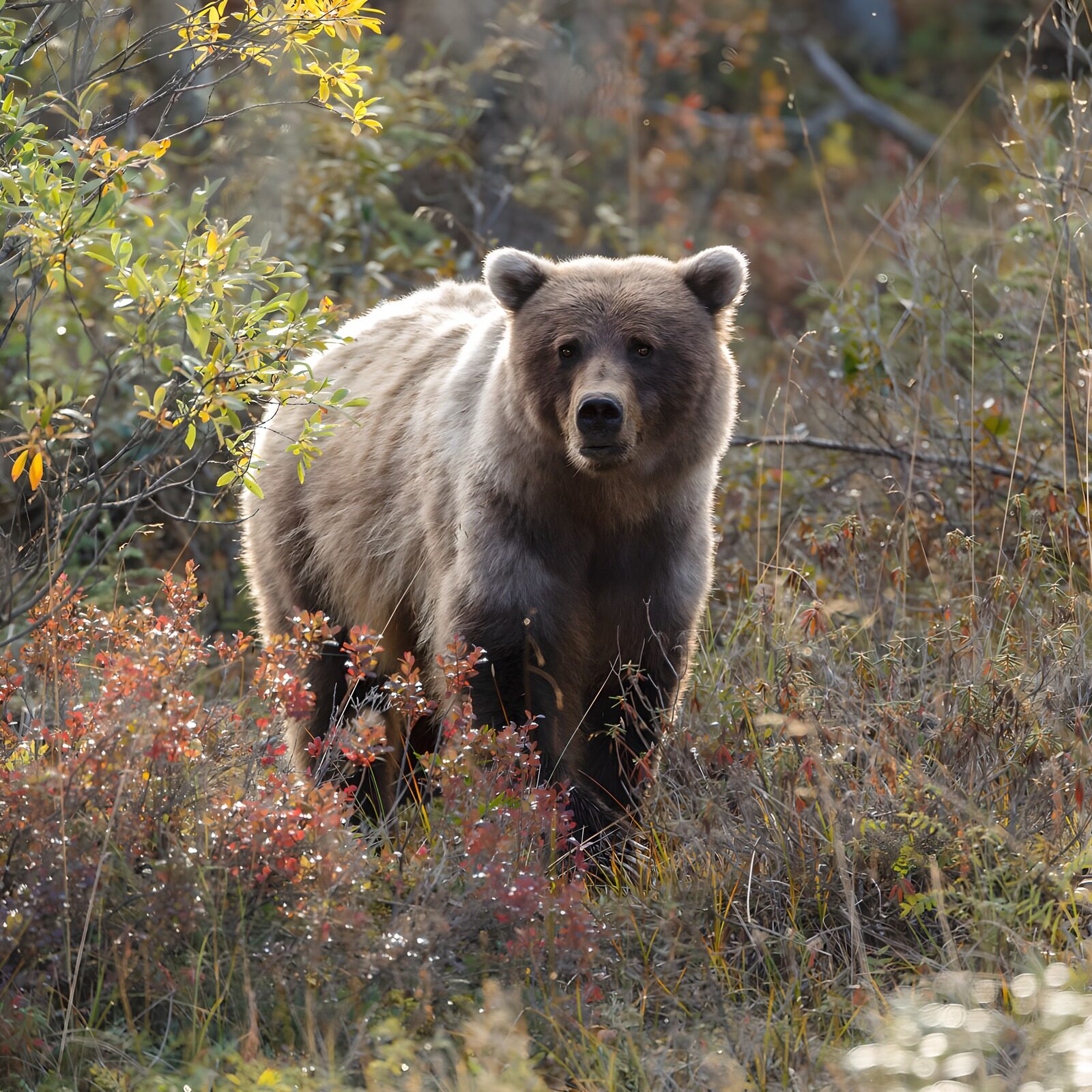 CW8116643: Grizzlybeer in zijn natuurlijke omgeving