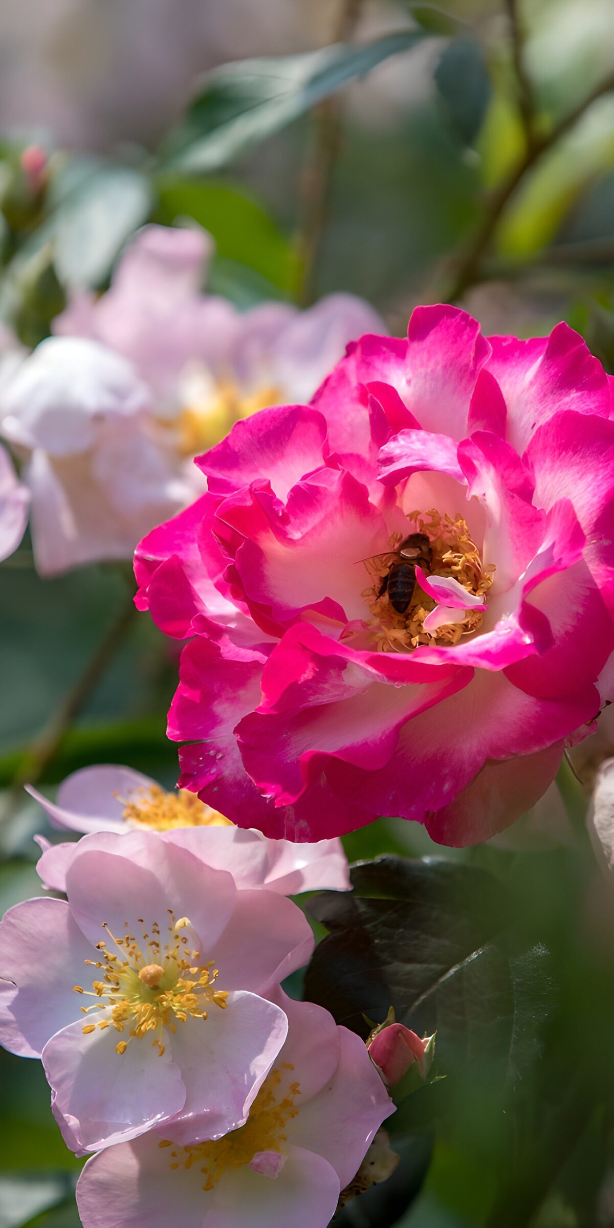 CW1634781: Rozen in bloei met bij