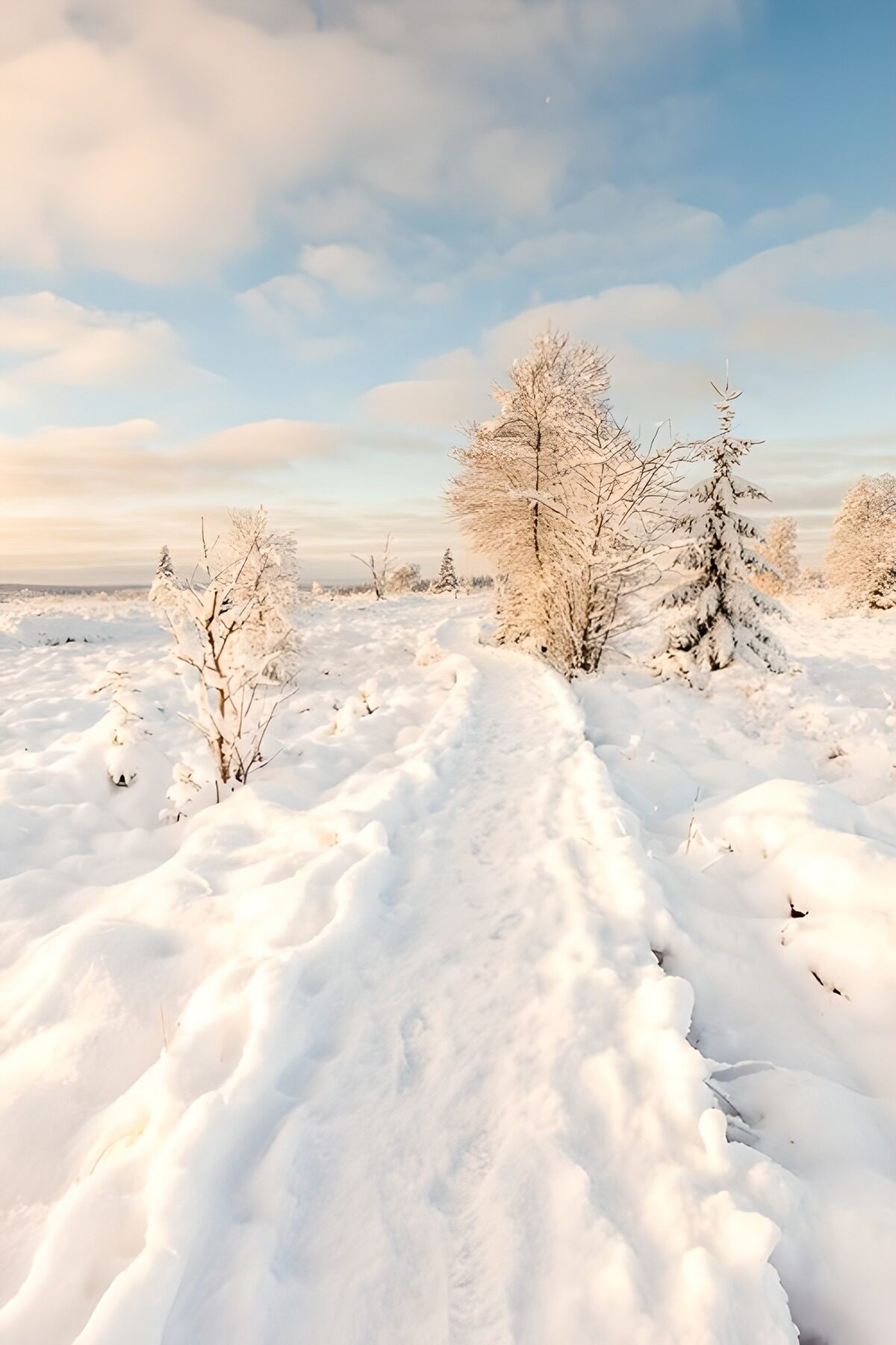 Sprookjesachtige winterlandschap