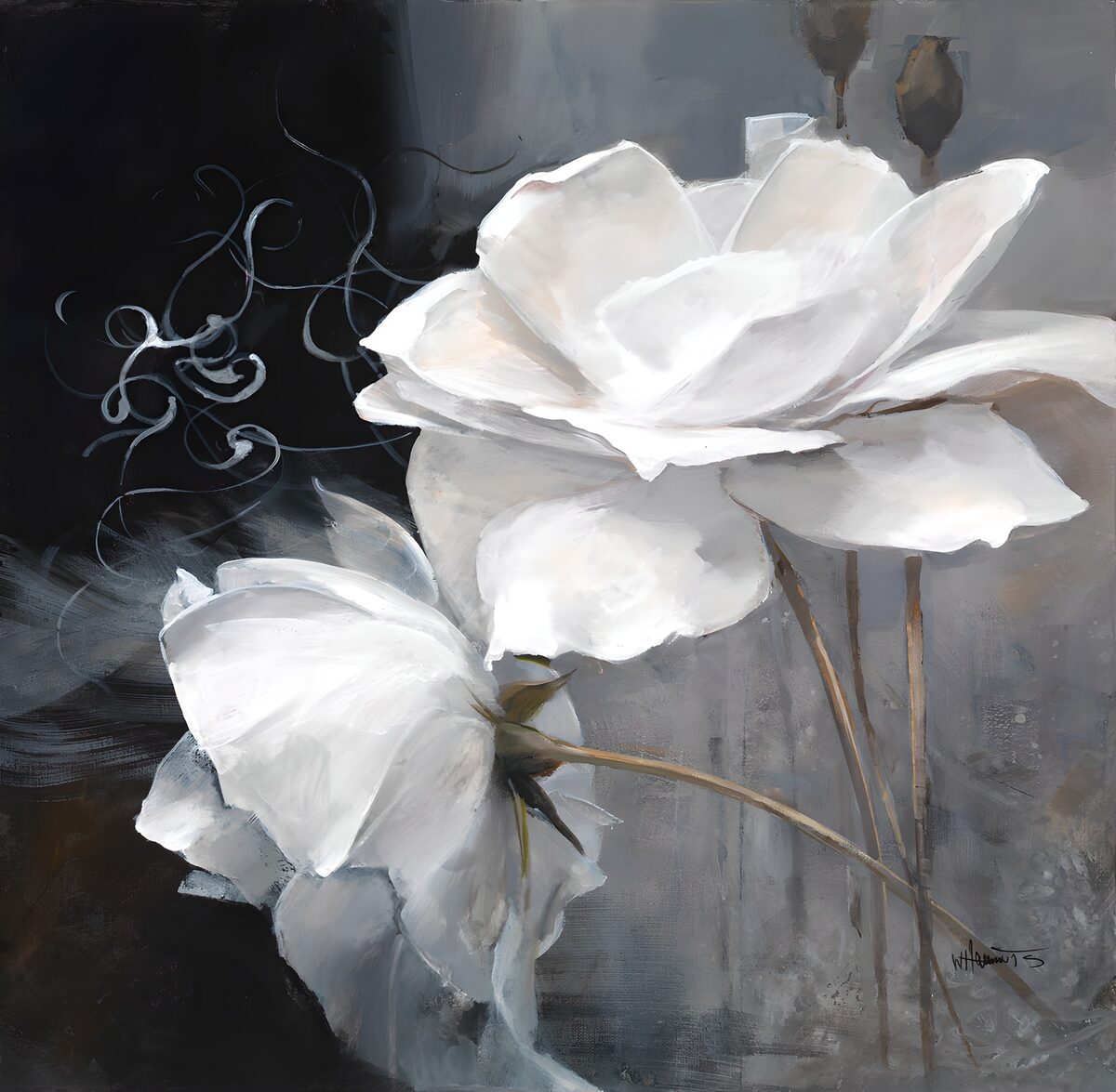 Elegante Witte Bloemen
