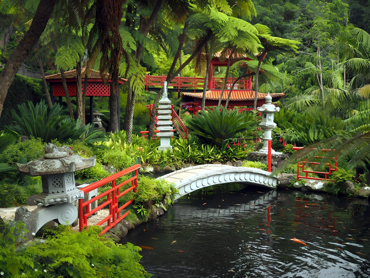 Sereen Japans Tuinlandschap