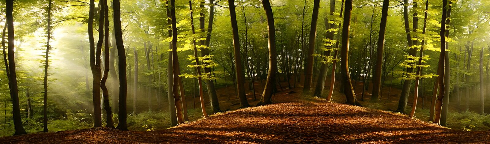 CW4151356: Zonnige bosomgeving in de herfst