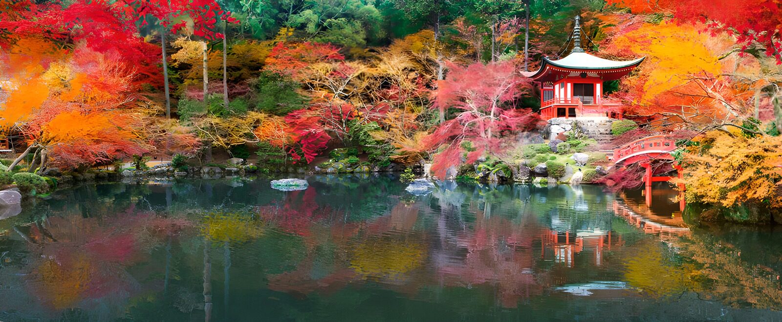 CW8029853: Kleurrijke Herfst in een Japanse Tuin