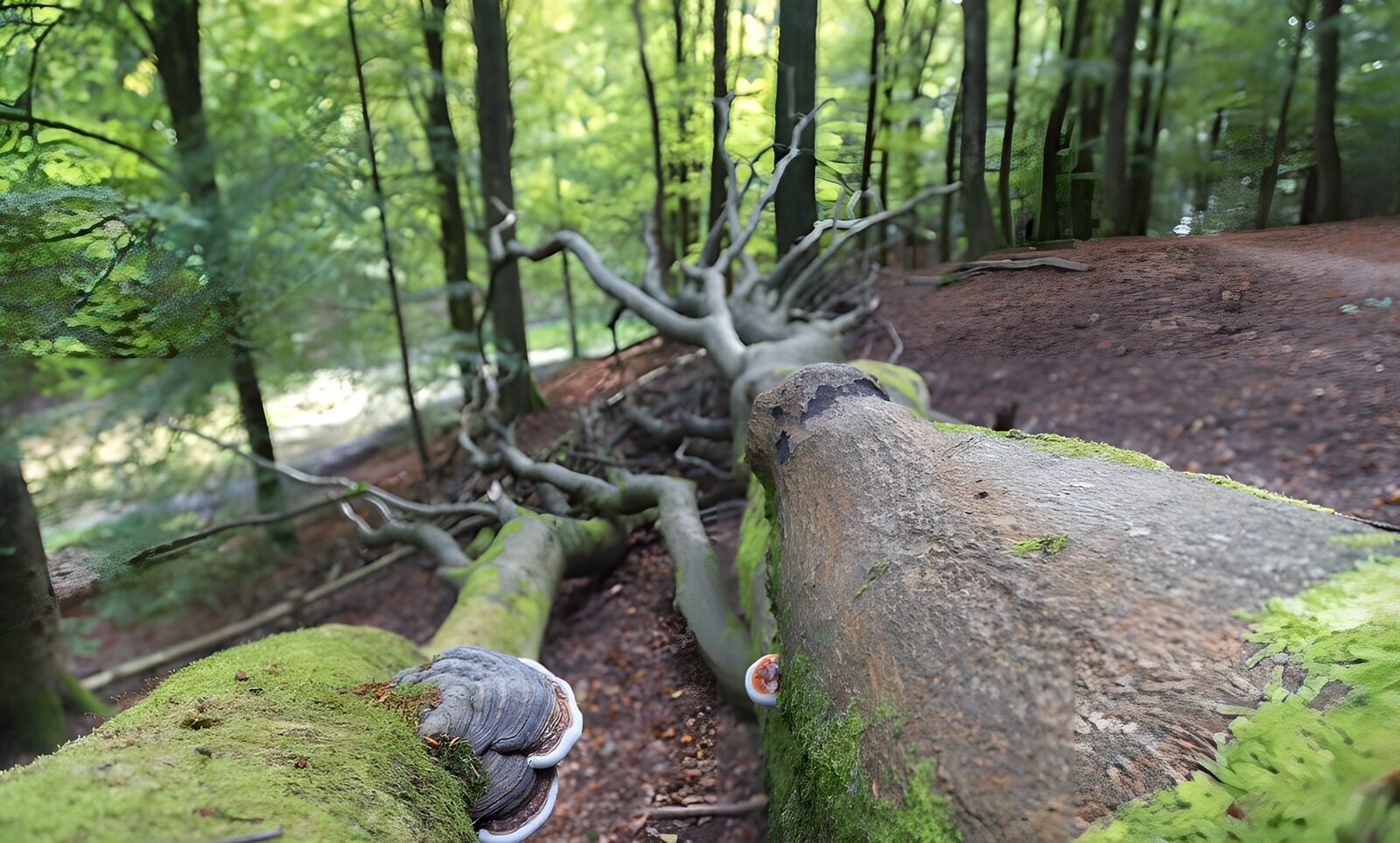 CW9013859: Verwelkende boom in het bos
