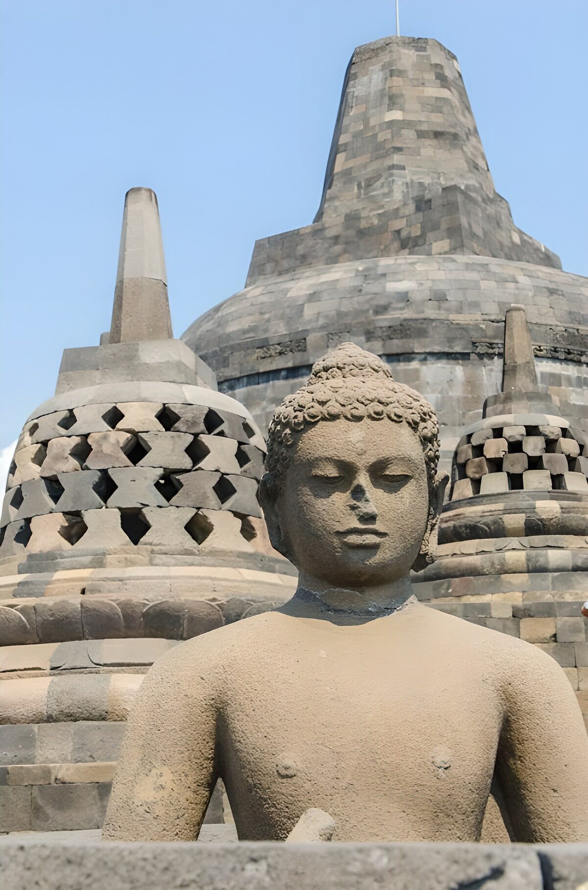 Boeddhabeeld bij Borobudur