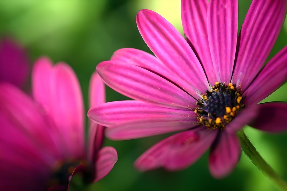 Prachtige paarse bloemen in close-up