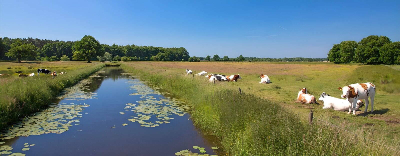 CW5053138: Rustig landschap met grazende koeien