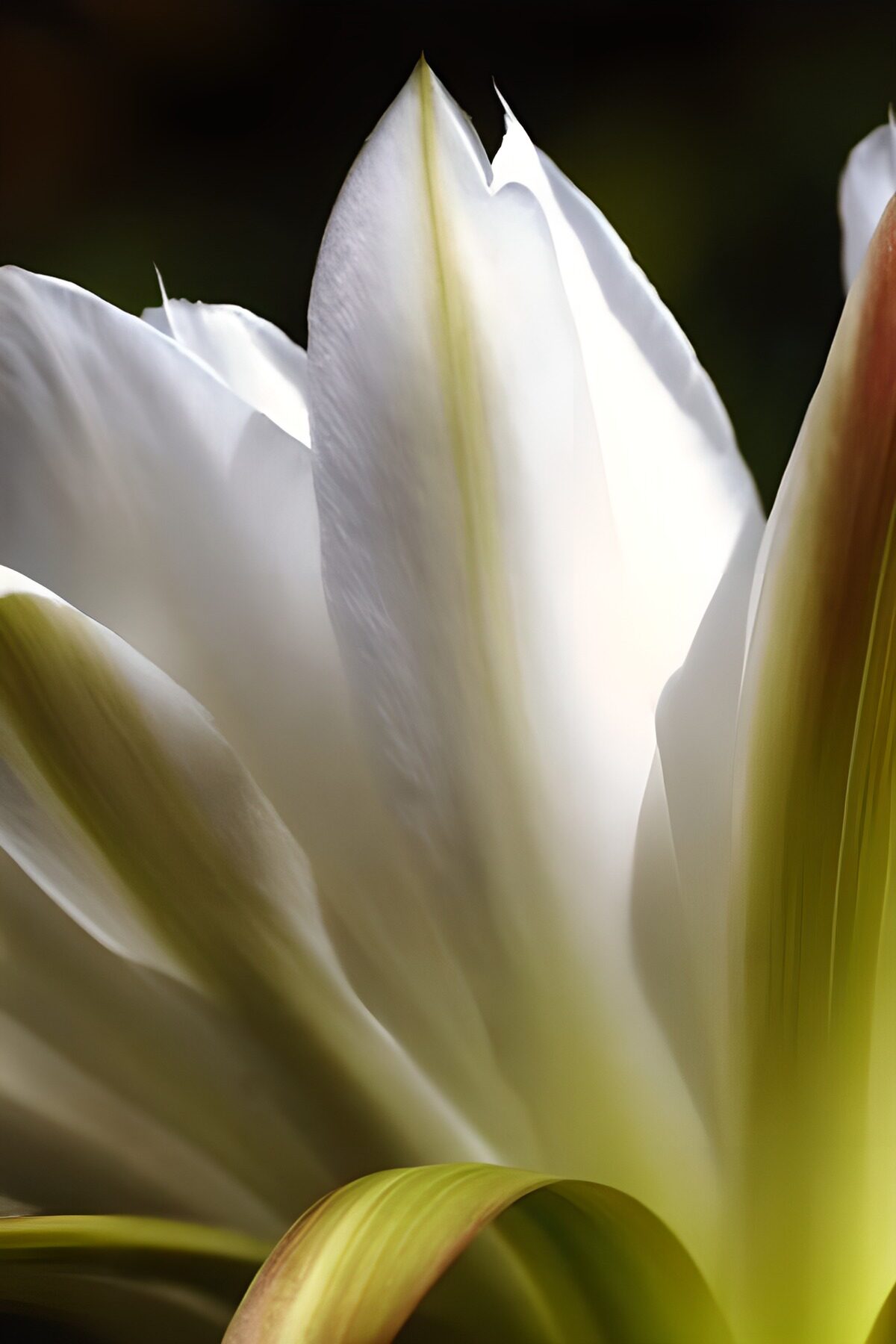 Prachtige witte bloem in detail