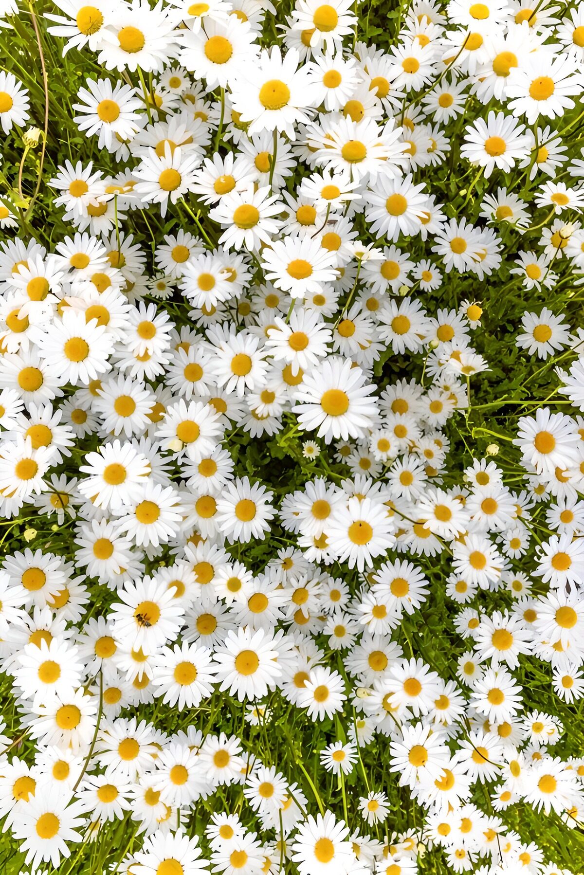 Bloemenweide vol Madeliefjes